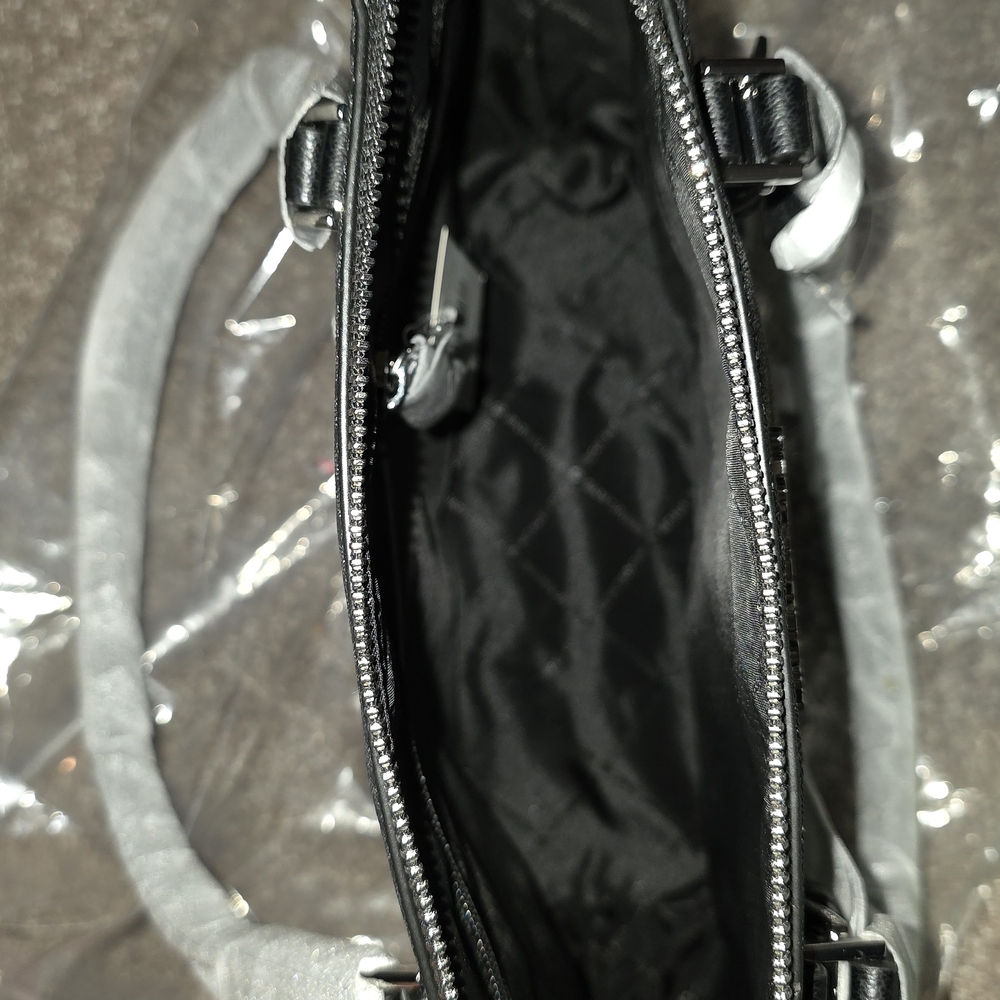 Michael Kors Black Monogram Tote - Picture 4 of 5